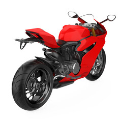 Sport Motorcycle Isolated