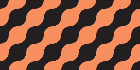 Pink  illustration, composed of wavy lines. Geometric vector background wavy formes design for your business.