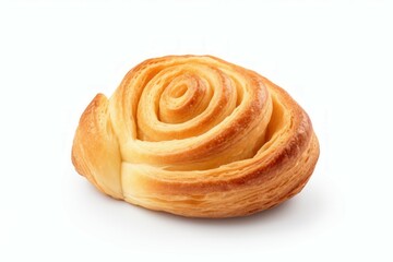 Fototapeta premium Baked spiral pastry. Generate Ai