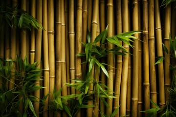 Bamboo background. Generate Ai