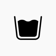 Washing Machine Icon - Laundry Vector, Sign and Symbol for Design, Presentation, Website or Apps Elements.