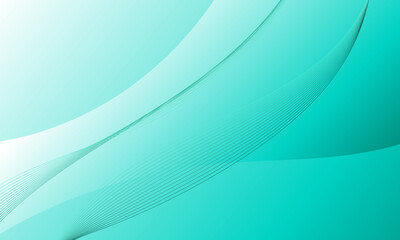 green blue business lines waves curves smooth gradient abstract background
