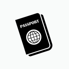 Passport Icon. Citizen Document. Identification, Personal Identity Symbol - Vector.