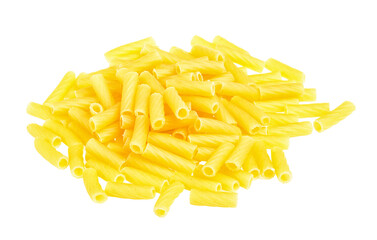 macro closeup of penne pasta background texture