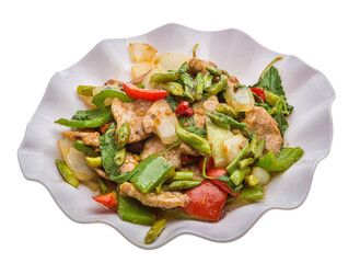 Pork with vegetables