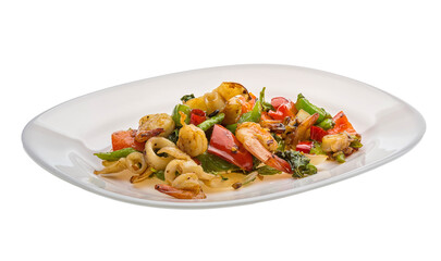 Seafood with vegetables