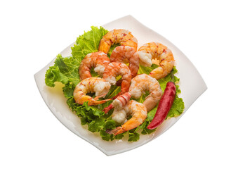 Unshelled king prawn
