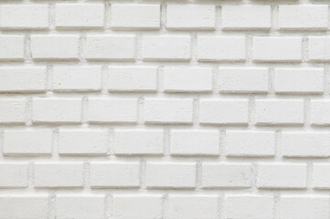 Fototapeta premium Aged paint white brick wall background