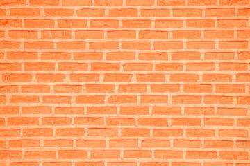 orange and white brick wall texture background. Brickwork and stonework flooring interior design.