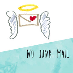 No junk mail, Illustration