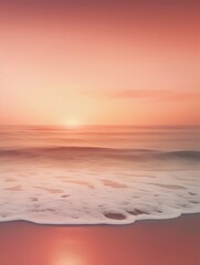 Obraz premium vertical wallpaper. sea at sunset.