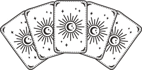 tarot cards spreads, png transparent background	
