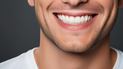 close up of a person smiling