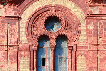 Fragment of Synagogue (now Philharmonic) in Uzhgorod, Ukraine