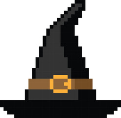 Witch Hat pixel art vector