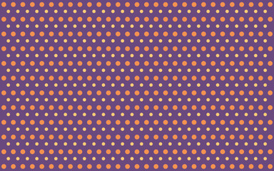 ハロウィンをイメージした水玉模様