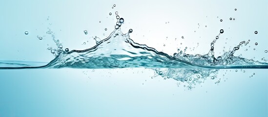 High quality free stock photo of clear water splash with dynamic motion on a isolated pastel background Copy space