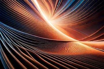 Vector Symphony: Abstract Cosmic Elegance