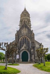 Fototapeta na wymiar Église Notre-Dame de Sainte-Marie-du-Mont, Catholic Church in France