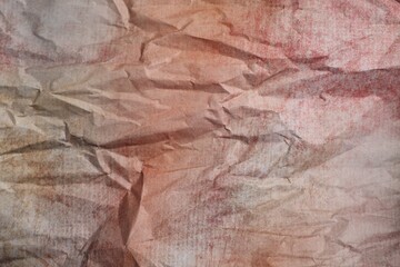 Texture of crumpled parchment paper as background, top view