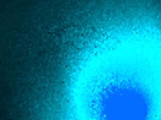 The blue honeycomb blurred background is created by the phone's flash which is edited in a program to be used as an illustration.