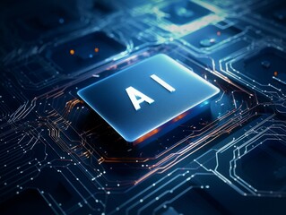 AI, Artificial Intelligence concept,conceptual image. Business, modern technology, internet and networking concept