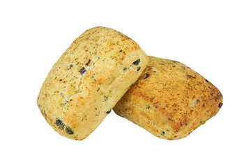 Bread isolated on transparent background.
