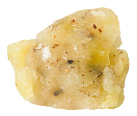 Gum Elemi, isolated on white background.