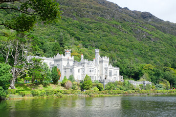 Famous Kyle More abbey and Garden in northern Ireland, Europe