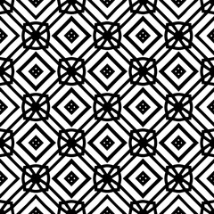 White background with black pattern. Seamless texture for fashion, textile design,  on wall paper, wrapping paper, fabrics and home decor. Simple repeat pattern.