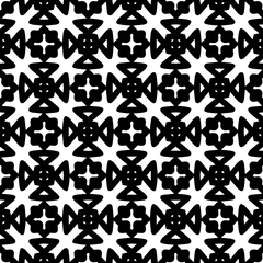 White background with black pattern. Seamless texture for fashion, textile design,  on wall paper, wrapping paper, fabrics and home decor. Simple repeat pattern.