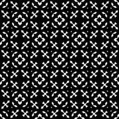 White background with black pattern. Seamless texture for fashion, textile design,  on wall paper, wrapping paper, fabrics and home decor. Simple repeat pattern.
