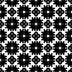 White background with black pattern. Seamless texture for fashion, textile design,  on wall paper, wrapping paper, fabrics and home decor. Simple repeat pattern.