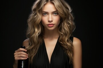 portrait of a fashionable girl