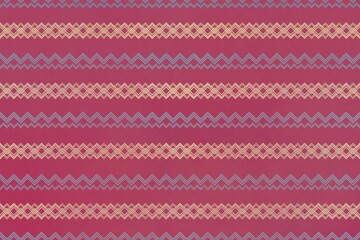 Ethnic vintage retro oriental geometric style seamless pattern. Abstract traditional folk. Ikat tropical texture textile background. Abstract hand drawing.