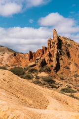 Fototapeta premium Skazka Canyon in Kyrgyzstan