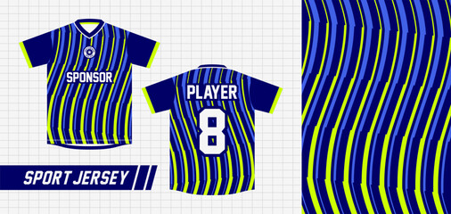 SPORT JERSEY DESIGN -  LIGHTNING BOLD PATTERN