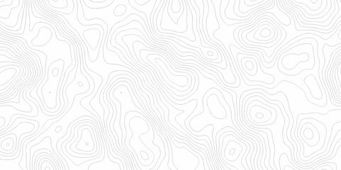 Fototapeta premium Background lines Topographic map. Geographic mountain relief. Abstract lines background. Contour maps. Vector illustration, Topo contour map on white background, Topographic contour lines.