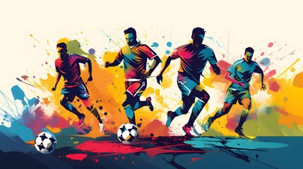 Dynamic Football Team: Hyper-Realistic Kicks on the Field