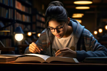 person reading a book