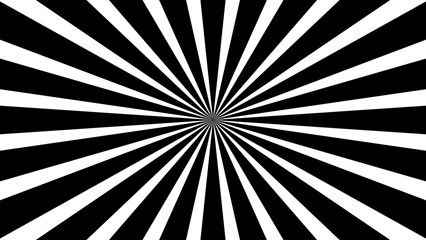 Black and white Sunburst for background
