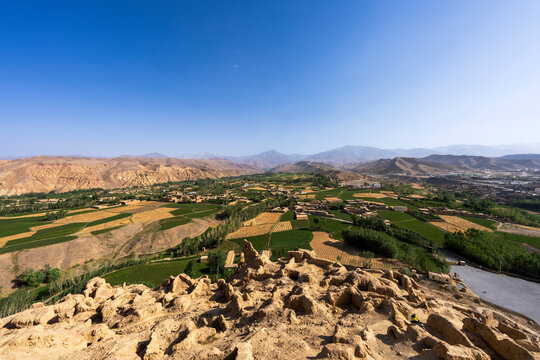Shahr-e Gholghola or Gholghola City, also called the city of screams, in Bamyan, central Afghanistan.