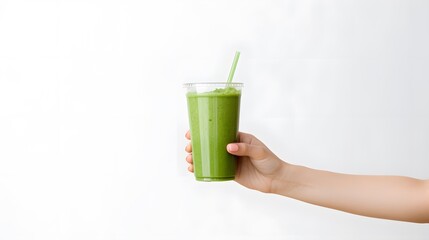 Glass-Made Delight: Japanese Minimalism in Green Smoothie