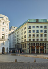 Fototapeta na wymiar Looshaus, Michaelaplatz, 1. Bezirk Innere Stadt, Wien, Österreich