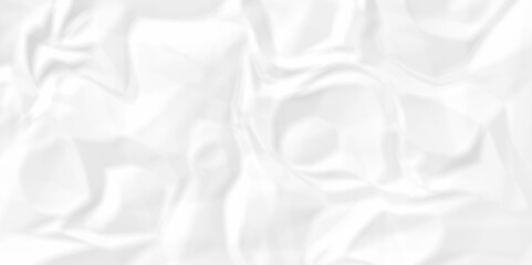Crumpled paper texture and White crumpled paper texture crush paper so that it becomes creased and wrinkled. Old white crumpled paper sheet background texture.	
