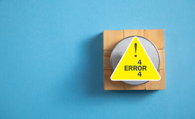 Error 404. Page not found. Internet