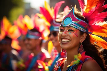 Foto auf Alu-Dibond Karneval Women at the  Carnival.