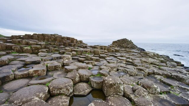 UNESCO World Heritage Site Giant Causeway Ireland shoreline