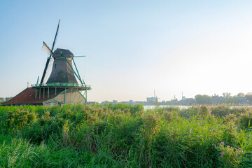 Moinhos de Vento em Zaanse Schans, Holanda, Países Baixos