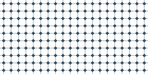 Vintage wall ceramic tiled seamless pattern. Black and white chequerwise squares background. Simple wall ceramic tiles. Kitchen or bathroom mosaic. Swimming pool floor. Architecture vector texture.